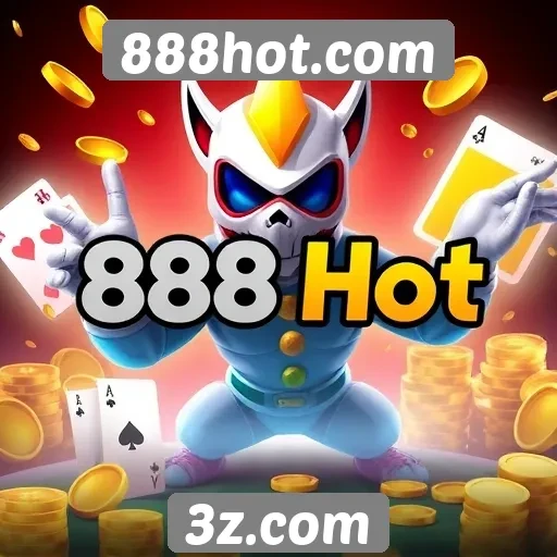 Variedade de jogos disponíveis em 888hot.com